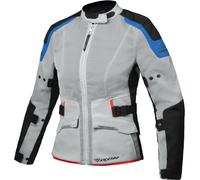 Ixon M-Njord Veste textile de moto pour dames, Gris/bleu, Taille S