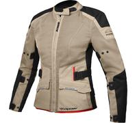Ixon M-Njord Veste textile de moto pour dames, noir-beige, taille XS pour femmes