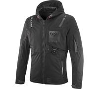 Ixon M-Quarter Veste textile imperméable à l’eau pour moto, noir, Taille XL