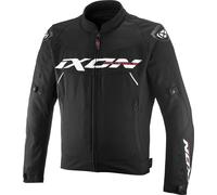 Ixon Meteor 31 Veste textile moto imperméable, noir-blanc, taille M pour homme