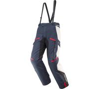 Ixon Midgard C Pantalon textile de moto imperméable, Gris/bleu, Taille C-5XL