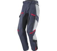 Ixon Midgard Imperméable Mesdames Motocycle Textile Pantalons, Gris/Noir/Bleu, Taille XXL