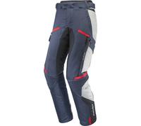 Ixon Midgard Pantalon textile de moto imperméable, Gris/Noir/Bleu, Taille L
