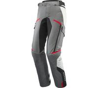 Ixon Midgard Pantalon textile de moto imperméable, noir-gris-rouge, taille 4XL pour homme