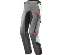 Ixon Midgard Pantalon textile de moto imperméable, Noir/Gris/Rouge, Taille XXL