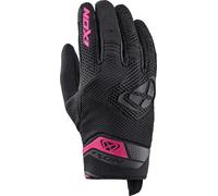 Ixon Mig 2 Airflow Gants de moto pour dames, noir-pourpre, taille S pour femmes