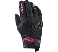 Ixon Mig 2 Gants de moto pour dames, noir/rose, Taille XL