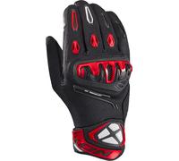 Ixon Mirage Air Gants de moto, Noir/Blanc/Rouge, Taille 2XL