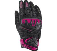 Ixon Mirage Airflow Gants de moto pour dames, noir/violet, Taille XL