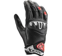 Ixon Mirage Gants de moto, Noir/Blanc/Rouge, Taille 3XL