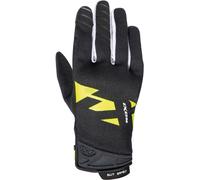 Ixon MS Fever Gants de moto, Noir/Blanc/Néon jaune, Taille 2XL