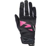 Ixon MS Fever Gants de moto pour dames, noir/blanc/rose, Taille 2XL