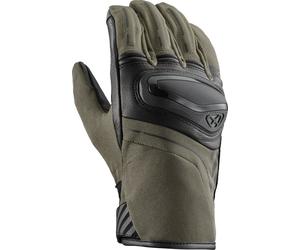Ixon MS Singery Gants de moto imperméables, Noir/kaki, Taille XL