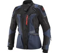 Ixon Odin imperméable dames moto textile veste, rouge-bleu, taille L pour femmes