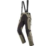 Ixon Odin Pantalon textile de moto imperméable, vert-brun, taille S pour homme