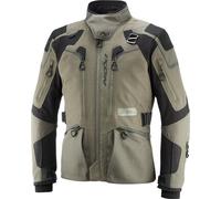 Ixon Odin Veste textile de moto imperméable, noir-brun, taille S pour homme