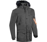 Ixon Ontario Veste textile moto, noir-gris, taille L pour homme