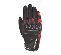 IXON Paire de Gants Moto Rs Rise Air, Noir/Rouge, Taille M