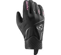 Ixon Pro Hurricane 2 gants de moto d’hiver pour dames imperméables, noir-rose, taille M pour femmes