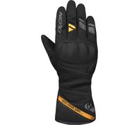 Ixon Pro Midgard Gants de moto d’hiver imperméables pour dames, Noir/Or, Taille M