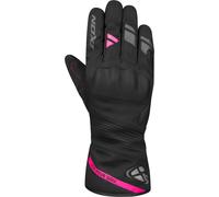 Ixon Pro Midgard Gants de moto d’hiver imperméables pour dames, noir/rose, Taille L