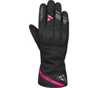 Ixon Pro Midgard Gants de moto d’hiver imperméables pour dames, noir/rose, Taille XS