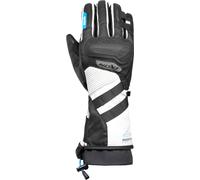 Ixon Pro Ragnar Gants de moto d’hiver imperméables, noir/gris/bleu, Taille L
