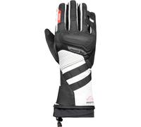Ixon Pro Ragnar Gants de moto d’hiver imperméables, Noir/Gris/Rouge, Taille S