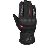 Ixon Pro Russel 2 Gants de moto d’hiver imperméables, noir/rouge, Taille S