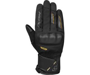Ixon Pro Russel 2 Gants de moto d’hiver imperméables pour dames, noir-or, taille XL pour femmes