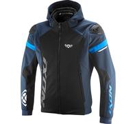 Ixon Pulsion Air Veste textile moto, noir/bleu/blanc, Taille L