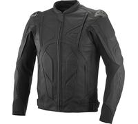 Ixon Rage Blouson en cuir de moto, noir, taille L pour homme