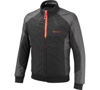 Ixon Siwa Veste textile de moto imperméable, noir/anthracite/rouge, Taille 3XL
