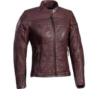 Ixon Spark Veste de moto en cuir de dames, rouge, taille S pour femmes