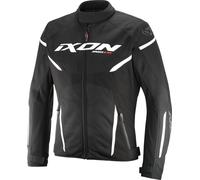Ixon Striker 2 Air WP Veste textile de moto imperméable, Noir/Blanc, Taille 4XL