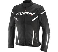 Ixon Striker 2 Air WP Veste textile de moto imperméable, Noir/Blanc, Taille XL