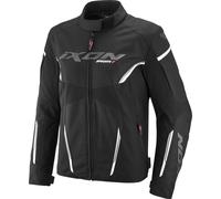 Ixon Striker 2 C Veste textile de moto imperméable, Noir/Blanc, Taille C-6XL