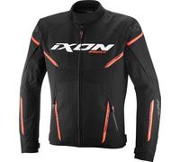 Ixon Striker 2 Veste textile de moto imperméable, noir/orange, Taille XL