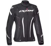 IXON BLOUSON STRIKER LADY - S - IXON BLOUSON STRIKER LADY - NOIR/BLANC