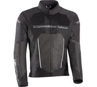 Ixon T-Rex Veste textile de moto, Noir/Blanc/Gris, Taille 3XL
