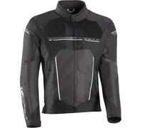 Ixon T-Rex Veste textile de moto, Noir/Blanc/Gris, Taille XXL