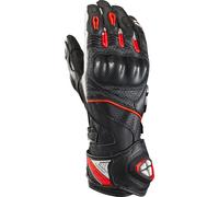 Ixon Tornado Air Gants de moto, Noir/Blanc/Rouge, Taille XS