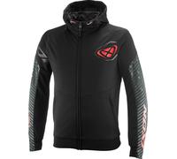 Ixon Touchdown Air Blouson textile de moto, noir-rouge, taille S pour homme