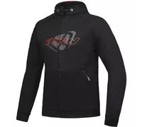 Ixon Touchdown Veste textile de moto, noir-rouge, taille XL