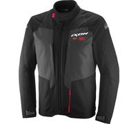 Ixon Tyr Parka textile moto, noir/anthracite/rouge, Taille 4XL