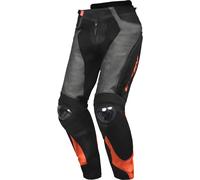 Ixon Vendetta Evo Pantalon de moto en cuir, noir-orange, taille 3XL pour homme