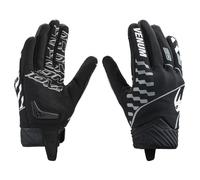 Ixon Venum Hurry Gants Moto Été En Daim CE Niveau 1 Noir Gris Blanc Taille M