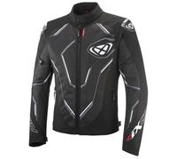 IXON Blouson textile moto Demoniak CE 3 en 1 Homme Noir/Blanc Taille L