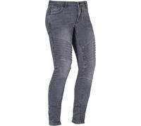 Ixon Vicky Jeans de moto dames, gris, taille M pour femmes