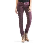 Ixon Vicky Jeans de moto dames, rouge, taille XS pour femmes